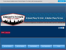Tablet Screenshot of knightstownchamber.org